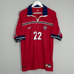 Shop 1998/99 USA LALAS #22 AWAY SHIRT (L) NIKE, classic football shirts, vintage football shirts & retro soccer jerseys at Cult Kits