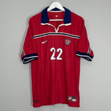 Shop 1998/99 USA LALAS #22 AWAY SHIRT (L) NIKE, classic football shirts, vintage football shirts & retro soccer jerseys at Cult Kits