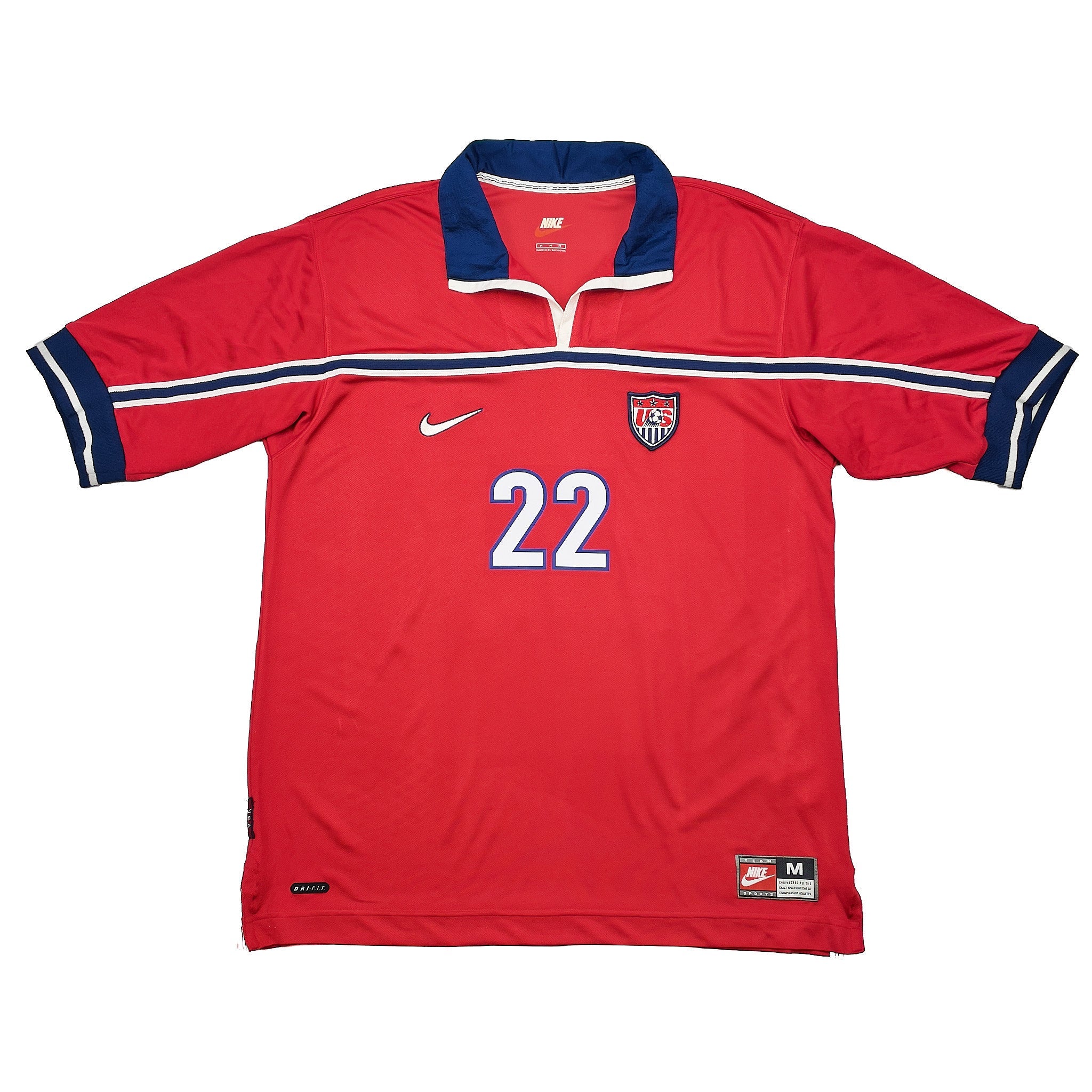 Buy 1998/99 USA Lalas 22 Away Shirt (M) Nike ~ Free worldwide shipping available ~ Authentic Vintage Football Shirts from Cult Kits