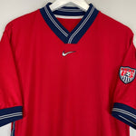 1998/99 USA TRAINING SHIRT (M) NIKE - Cult Kits - Medium - Buy Vintage Football Shirts, Authentic Retro Football Shirts For Sale, Classic Football Shirts & Soccer Jersey