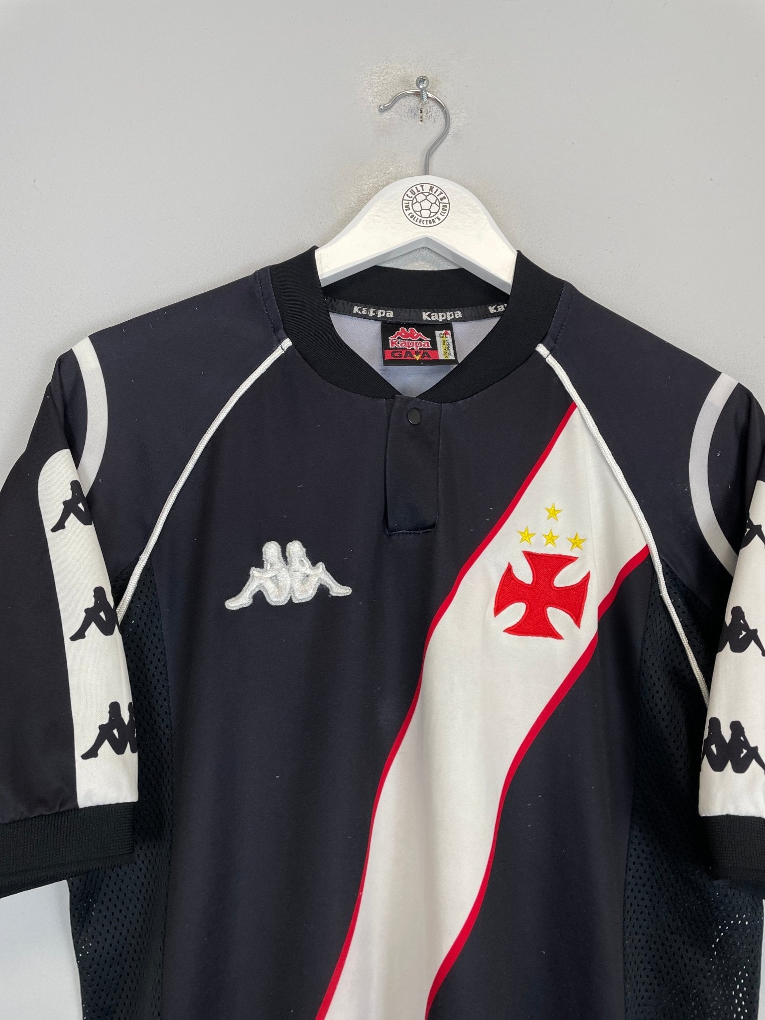 Shop 1998/99 VASCO DA GAMA HOME SHIRT (L) KAPPA, classic football shirts, vintage football shirts & retro soccer jerseys at Cult Kits