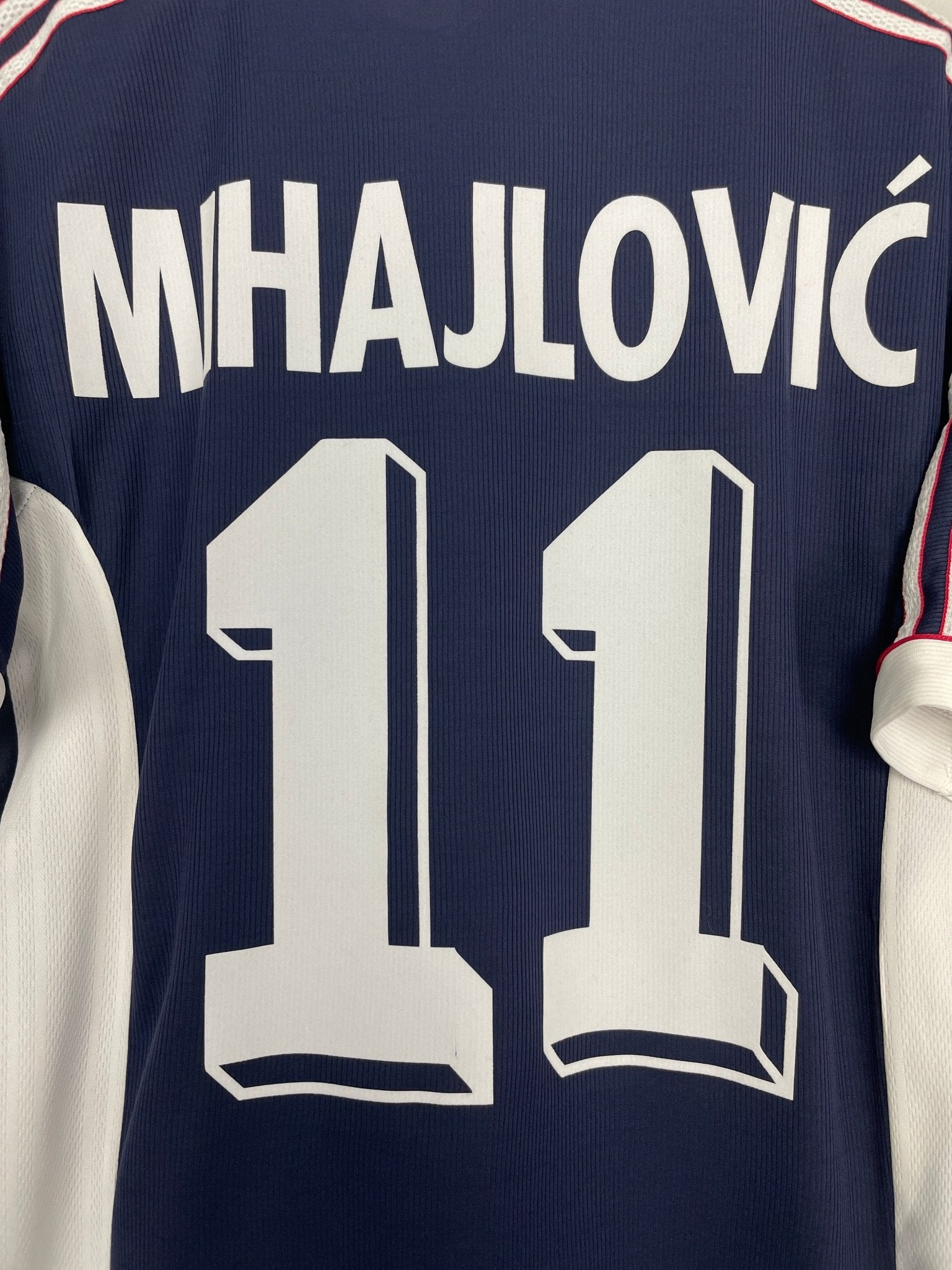 Shop 1998/99 YUGOSLAVIA MIHAJLOVIC #11 HOME SHIRT (M) ADIDAS, classic football shirts, vintage football shirts & retro soccer jerseys at Cult Kits