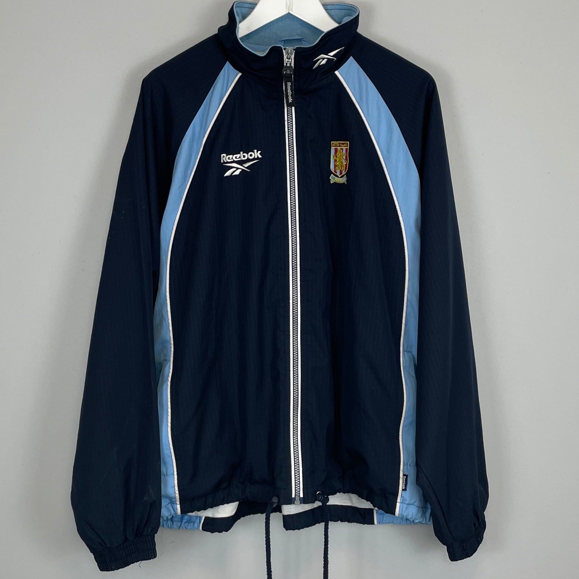 Shop 1998/00 ASTON VILLA JACKET (L) REEBOK, classic football shirts, vintage football shirts & retro soccer jerseys at Cult Kits