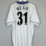 1998/00 CHELSEA WEAH #31 AWAY SHIRT (XXL) UMBRO