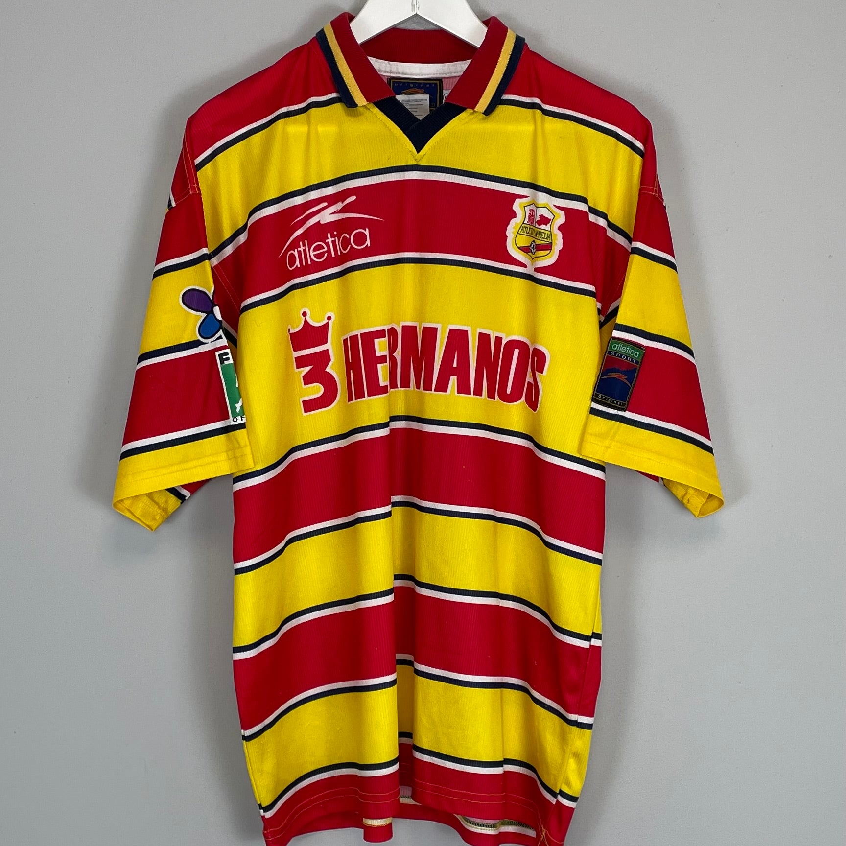 Shop 1998/99 MONARCAS MORELIA HOME SHIRT (L) ATLETICA, classic football shirts, vintage football shirts & retro soccer jerseys at Cult Kits