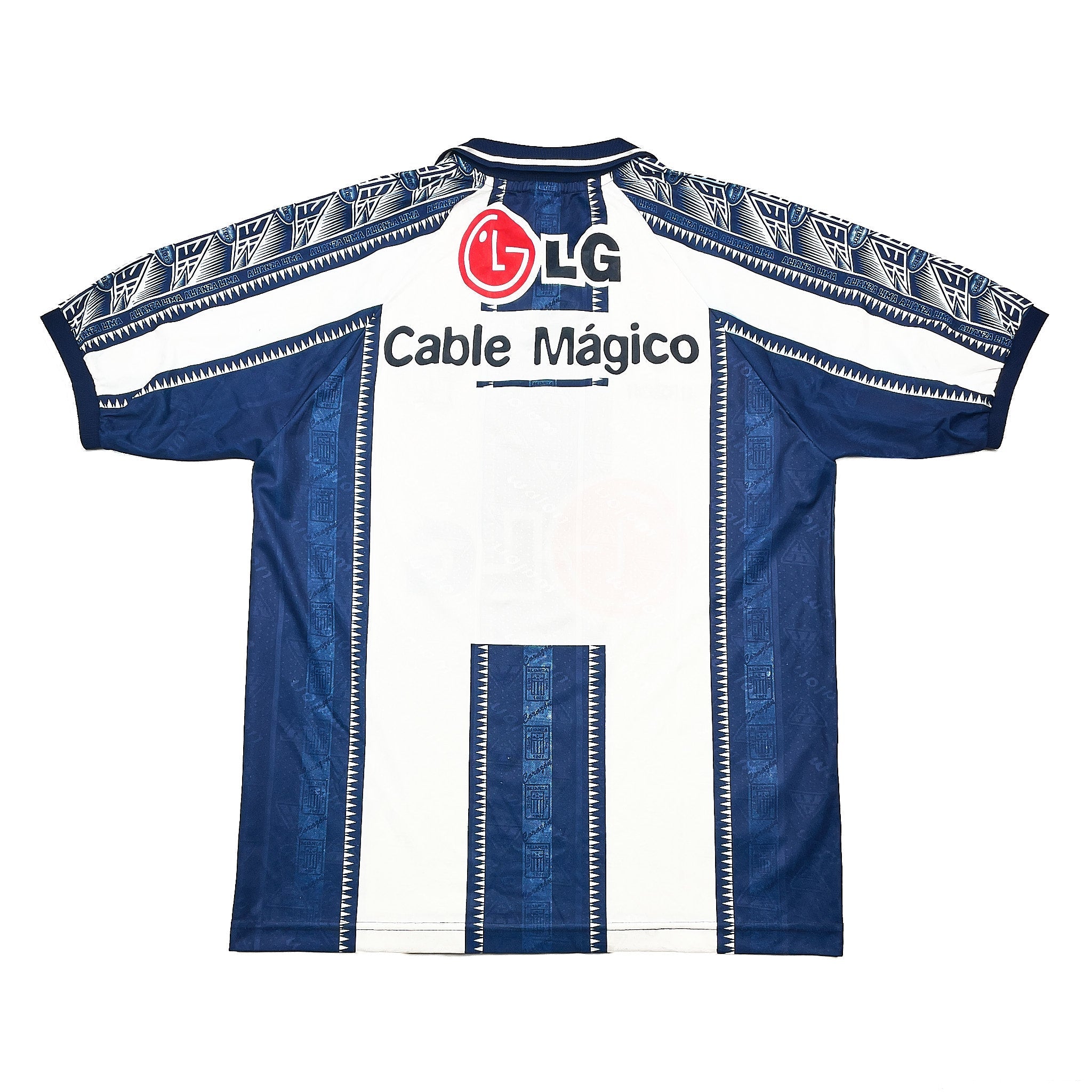 Buy 1999 Alianza Lima Home Shirt (XL) Walon ~ Free worldwide shipping available ~ Authentic Vintage Football Shirts from Cult Kits