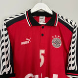Shop 1999 EGYPT #5 *PLAYER ISSUE* HOME SHIRT (XL) PUMA, classic football shirts, vintage football shirts & retro soccer jerseys at Cult Kits