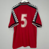 Shop 1999 EGYPT #5 *PLAYER ISSUE* HOME SHIRT (XL) PUMA, classic football shirts, vintage football shirts & retro soccer jerseys at Cult Kits