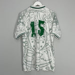 Shop 1999 MEXICO #15 AWAY SHIRT (L) GARCIS, classic football shirts, vintage football shirts & retro soccer jerseys at Cult Kits