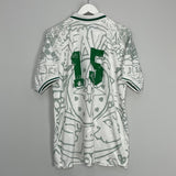 Shop 1999 MEXICO #15 AWAY SHIRT (L) GARCIS, classic football shirts, vintage football shirts & retro soccer jerseys at Cult Kits