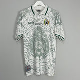Shop 1999 MEXICO #15 AWAY SHIRT (L) GARCIS, classic football shirts, vintage football shirts & retro soccer jerseys at Cult Kits