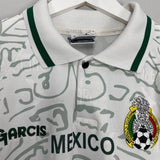 Shop 1999 MEXICO #15 AWAY SHIRT (L) GARCIS, classic football shirts, vintage football shirts & retro soccer jerseys at Cult Kits