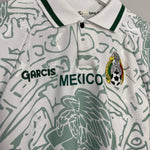Shop 1999 MEXICO AWAY SHIRT (M) GARCIS, classic football shirts, vintage football shirts & retro soccer jerseys at Cult Kits