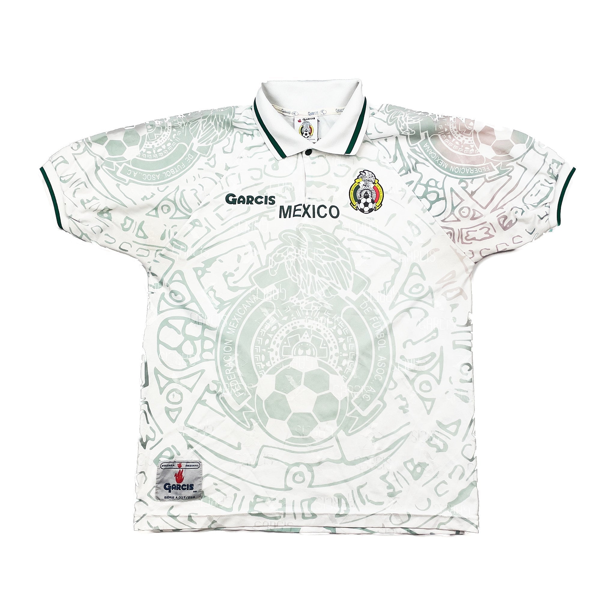 Buy 1999 MEXICO AWAY SHIRT (M) GARCIS ~ Free worldwide shipping available ~ Authentic Vintage Football Shirts from Cult Kits
