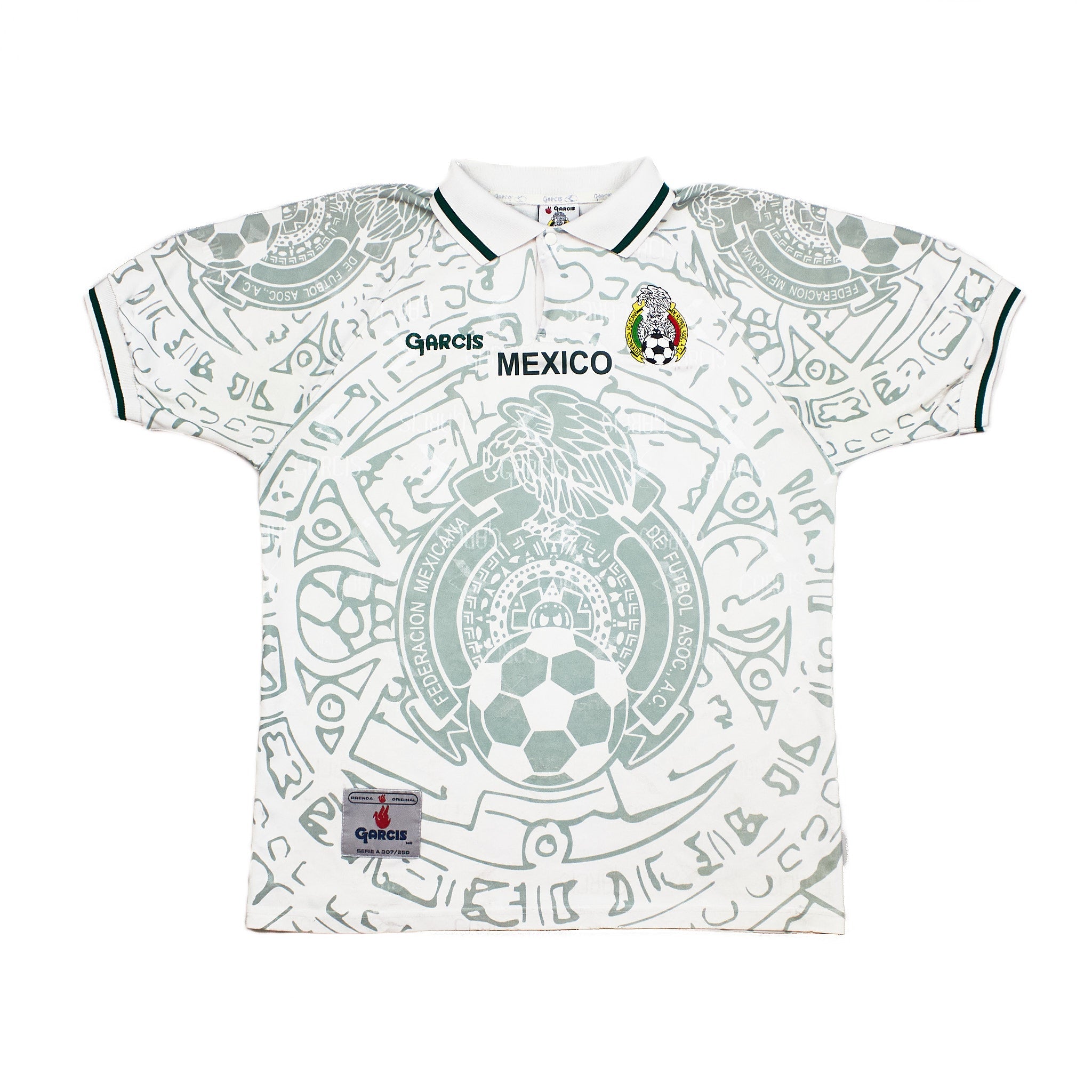Buy 1999 Mexico Away Shirt (M) Garcis ~ Free worldwide shipping ~ Authentic Vintage Football Shirts from Cult Kits