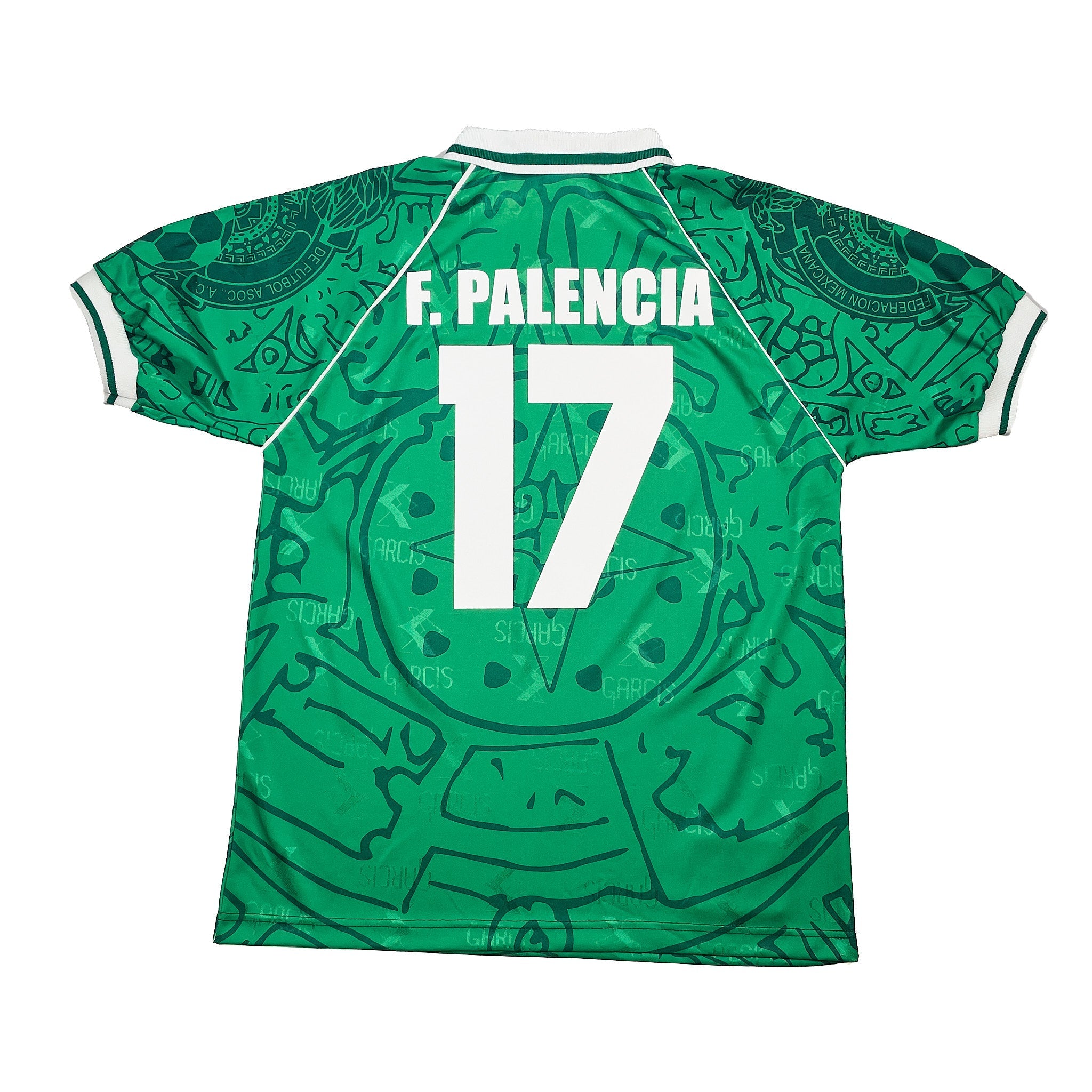 Buy 1999 Mexico F.Palencia 17 Home Shirt (M) Garcis ~ Free worldwide shipping available ~ Authentic Vintage Football Shirts from Cult Kits