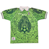 Buy 1999 MEXICO HOME SHIRT (L) GARCIS ~ Free worldwide shipping available ~ Authentic Vintage Football Shirts from Cult Kits