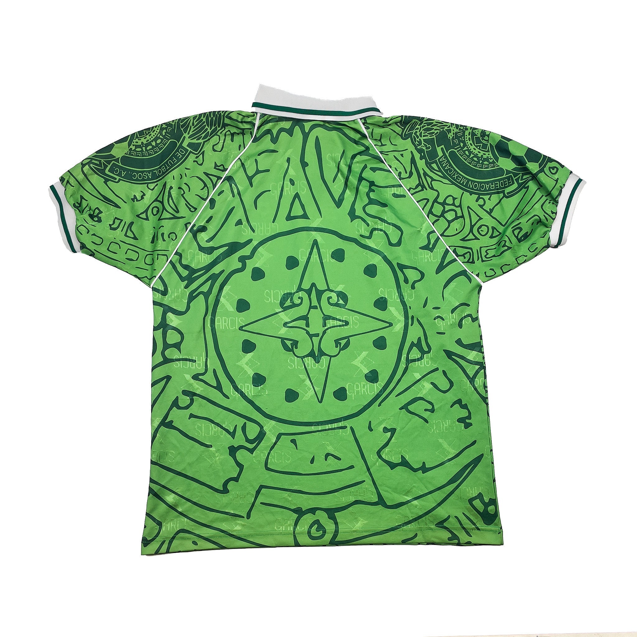 Buy 1999 MEXICO HOME SHIRT (L) GARCIS ~ Free worldwide shipping available ~ Authentic Vintage Football Shirts from Cult Kits