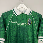 Shop 1999 MEXICO HOME SHIRT (M) GARCIS, classic football shirts, vintage football shirts & retro soccer jerseys at Cult Kits