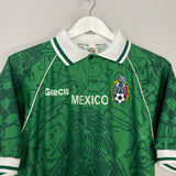 Shop 1999 MEXICO HOME SHIRT (M) GARCIS, classic football shirts, vintage football shirts & retro soccer jerseys at Cult Kits