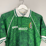 Shop 1999 MEXICO HOME SHIRT (M) GARCIS, classic football shirts, vintage football shirts & retro soccer jerseys at Cult Kits