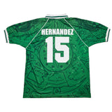 Buy 1999 Mexico L.Hernandez 15 Home Shirt (XL) Garcis ~ Free worldwide shipping available ~ Authentic Vintage Football Shirts from Cult Kits