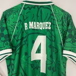Shop 1999 MEXICO MARQUEZ #4 *BNWT* HOME SHIRT (L) GARCIS, classic football shirts, vintage football shirts & retro soccer jerseys at Cult Kits