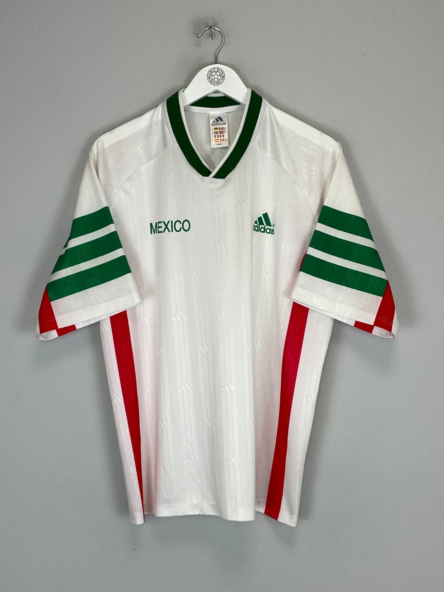 Shop 1999 MEXICO OLYMPIC SHIRT (L) ADIDAS, classic football shirts, vintage football shirts & retro soccer jerseys at Cult Kits