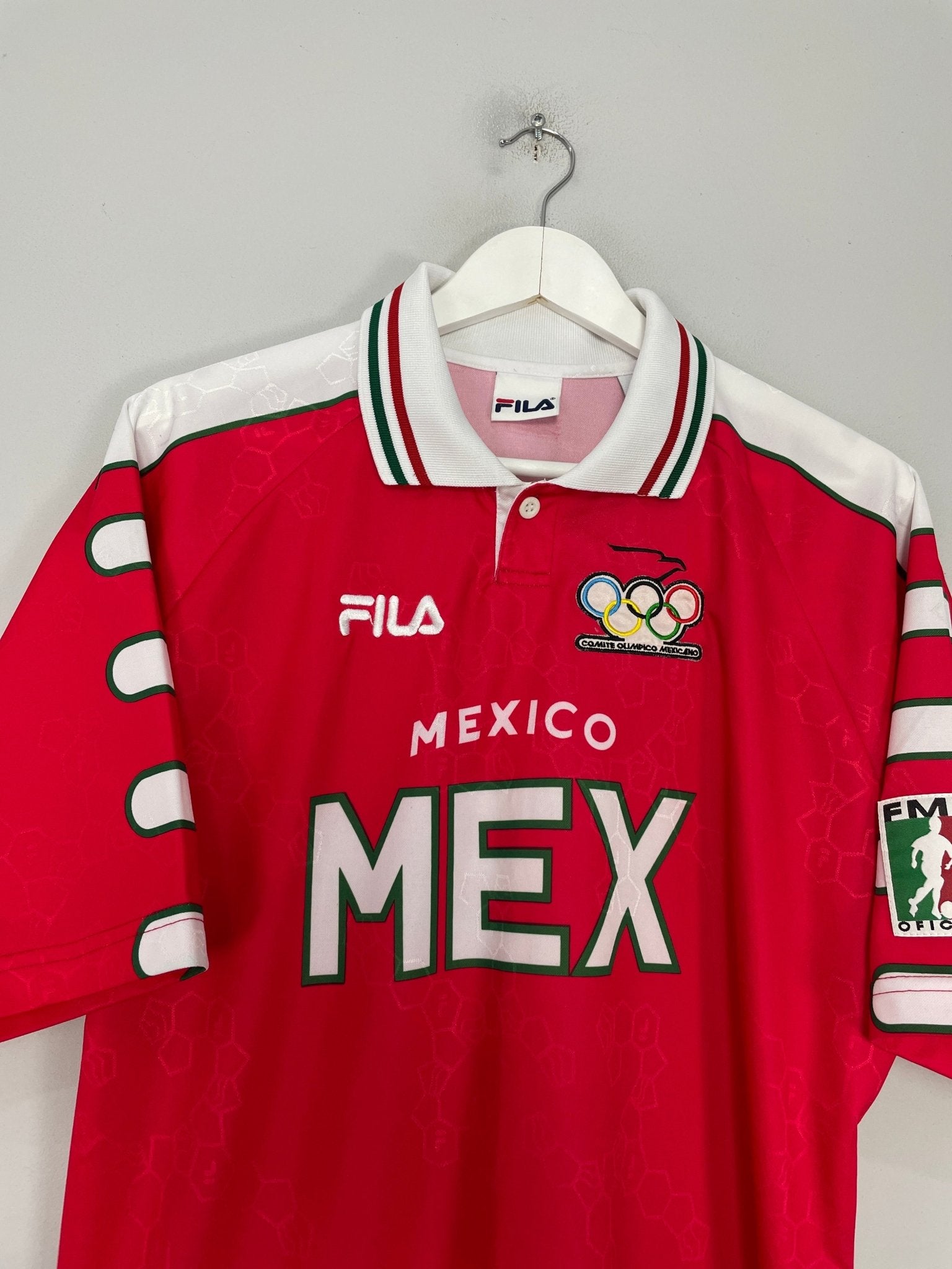 Shop 1999 MEXICO PAN AMERICAN GAMES AWAY SHIRT (L) FILA, classic football shirts, vintage football shirts & retro soccer jerseys at Cult Kits