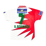 Buy 1999 Necaxa Aguinaga 7 Away Shirt (M) Umbro ~ Free worldwide shipping ~ Authentic Vintage Football Shirts from Cult Kits