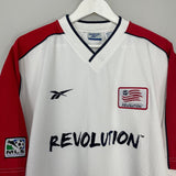 Shop 1999 NEW ENGLAND REVOLUTION AWAY SHIRT (XL) REEBOK, classic football shirts, vintage football shirts & retro soccer jerseys at Cult Kits