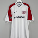 Shop 1999 NEW ENGLAND REVOLUTION AWAY SHIRT (XL) REEBOK, classic football shirts, vintage football shirts & retro soccer jerseys at Cult Kits