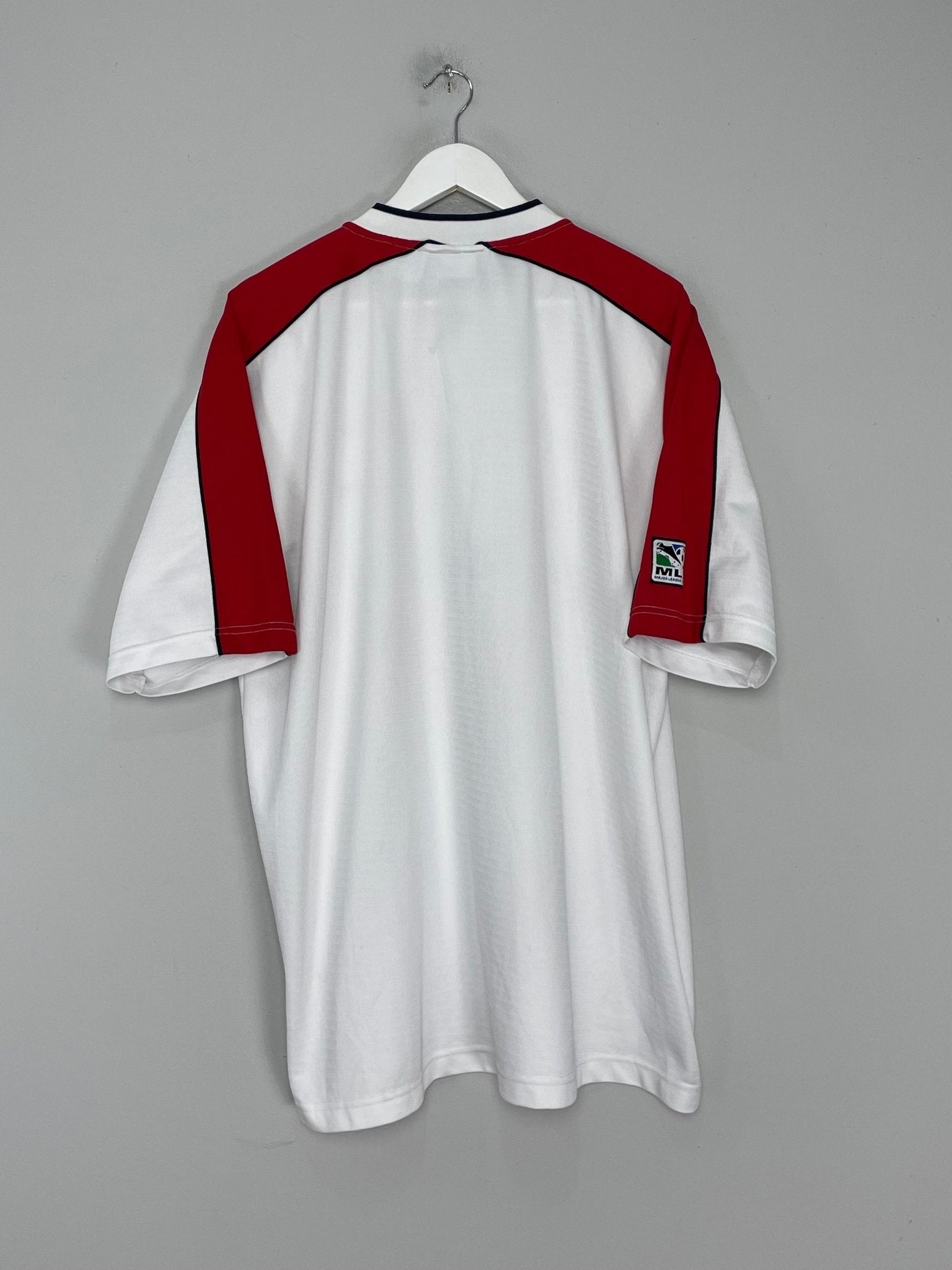 Shop 1999 NEW ENGLAND REVOLUTION AWAY SHIRT (XL) REEBOK, classic football shirts, vintage football shirts & retro soccer jerseys at Cult Kits