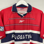 Shop 1999 NEW ENGLAND REVOLUTION THIRD SHIRT (M) REEBOK, classic football shirts, vintage football shirts & retro soccer jerseys at Cult Kits