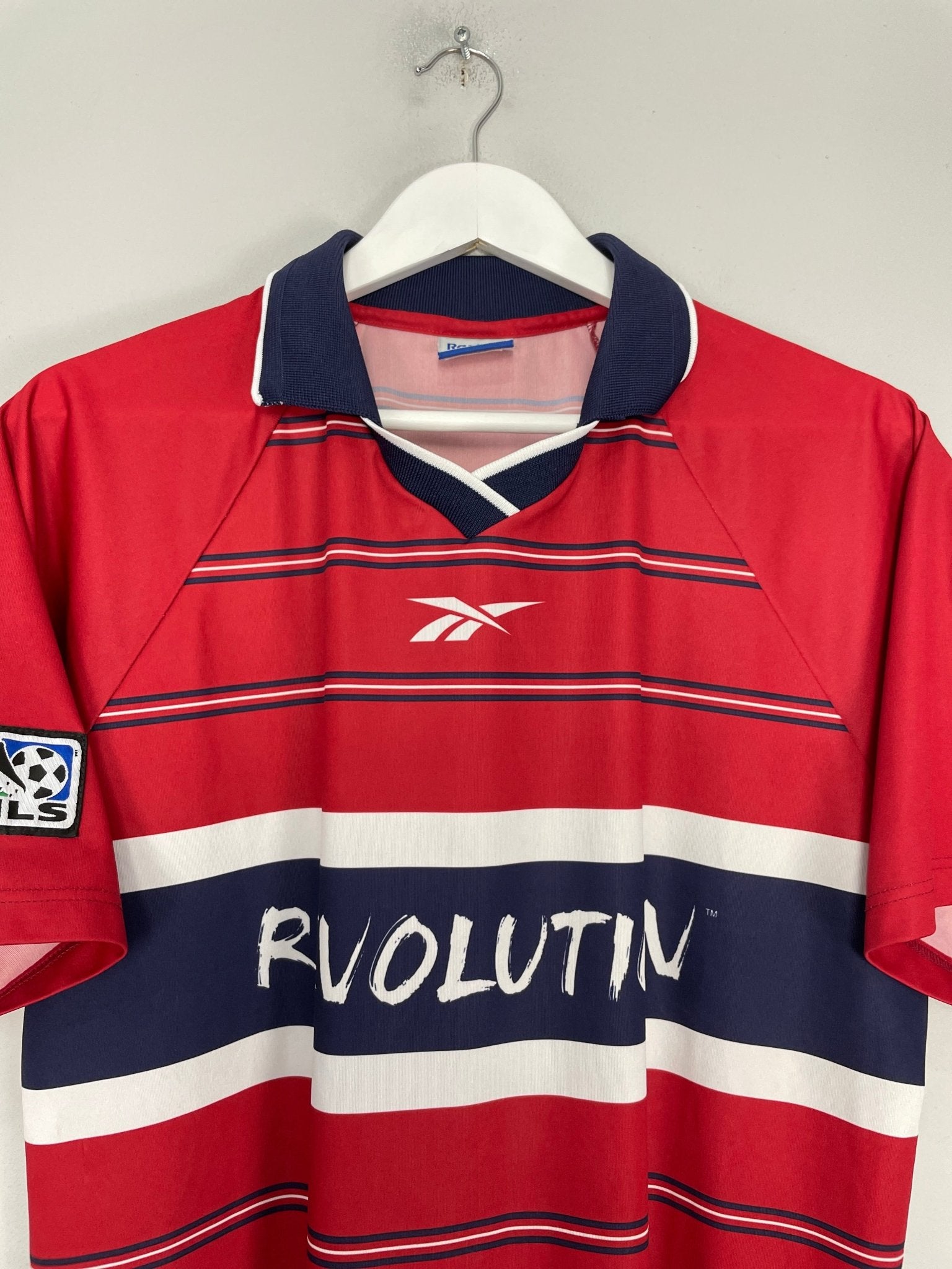 Shop 1999 NEW ENGLAND REVOLUTION THIRD SHIRT (M) REEBOK, classic football shirts, vintage football shirts & retro soccer jerseys at Cult Kits