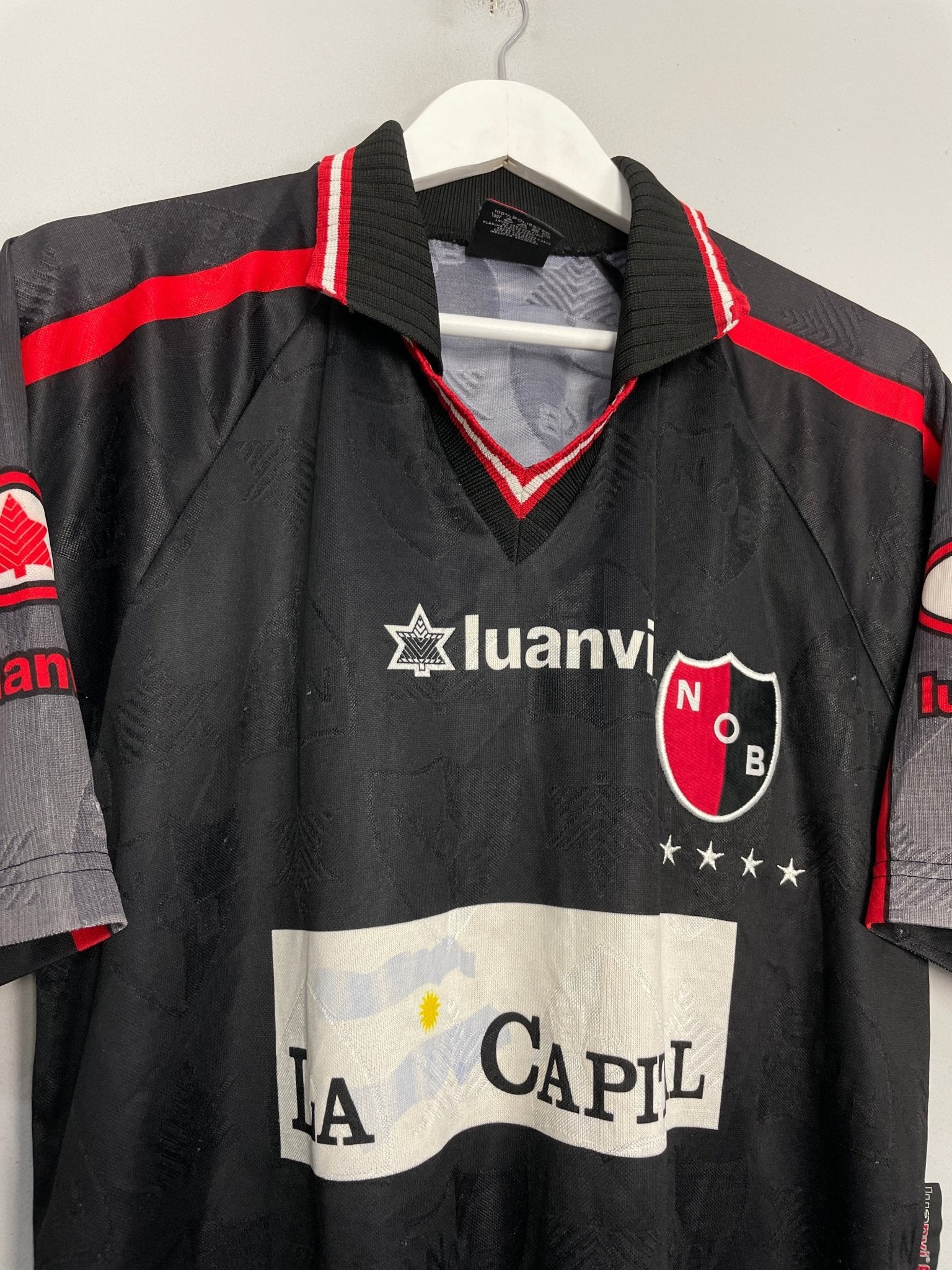 Shop 1999 NEWELLS OLD BOYS THIRD SHIRT (L) LUANVI, classic football shirts, vintage football shirts & retro soccer jerseys at Cult Kits