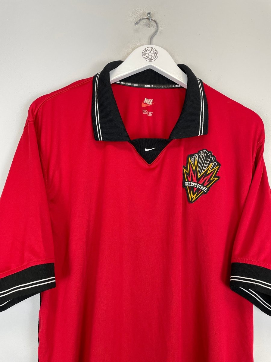 1999 NY/NJ METROSTARS TRAINING SHIRT (XL) NIKE - Cult Kits - XL - Buy Vintage Football Shirts, Authentic Retro Football Shirts For Sale, Classic Football Shirts & Soccer Jersey