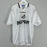 Shop 1999 SANTOS #10 HOME SHIRT (L) UMBRO, classic football shirts, vintage football shirts & retro soccer jerseys at Cult Kits