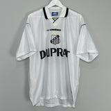 Shop 1999 SANTOS #10 HOME SHIRT (L) UMBRO, classic football shirts, vintage football shirts & retro soccer jerseys at Cult Kits