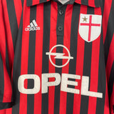Shop 1999/00 AC MILAN CENTENARY HOME SHIRT (XL) ADIDAS, classic football shirts, vintage football shirts & retro soccer jerseys at Cult Kits