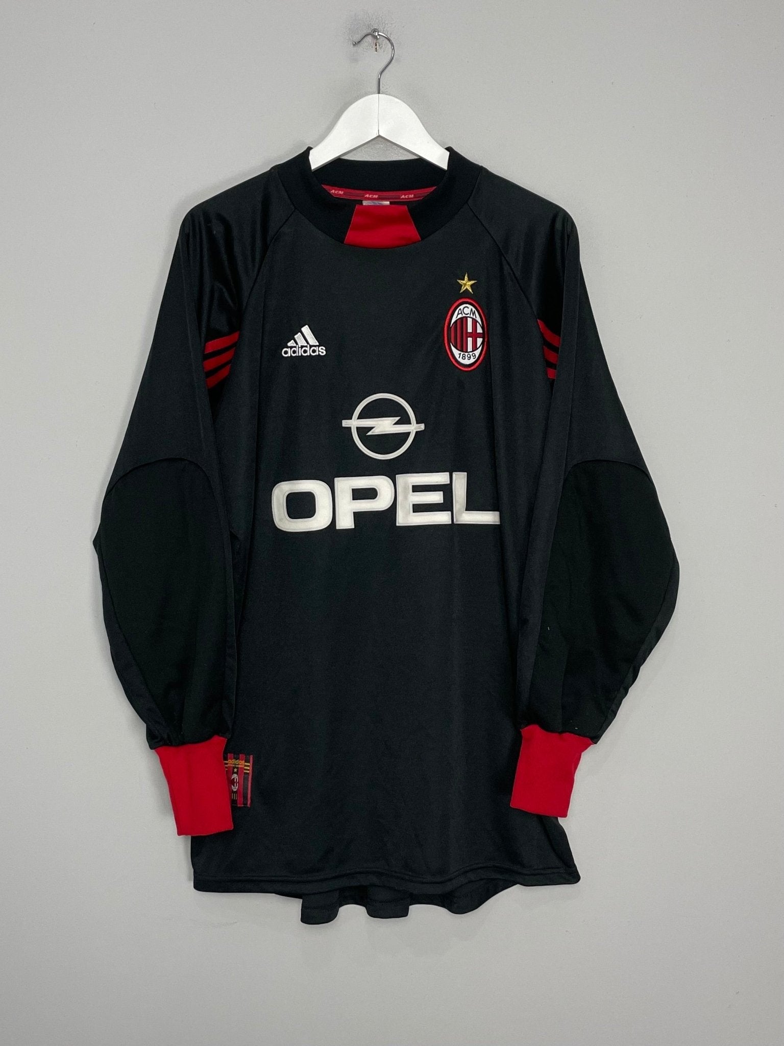 Shop 1999/00 AC MILAN GK SHIRT (L) ADIDAS, classic football shirts, vintage football shirts & retro soccer jerseys at Cult Kits
