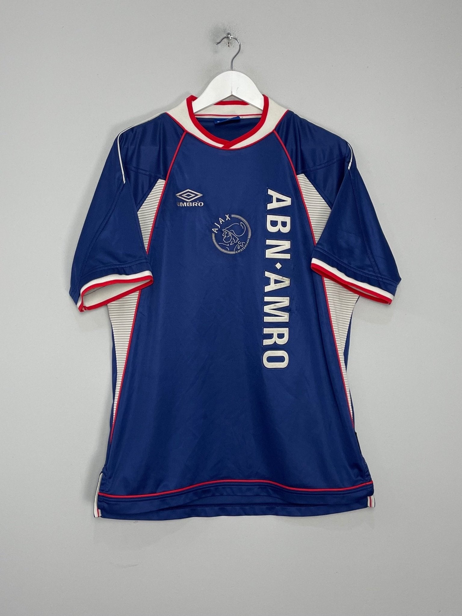 Shop 1999/00 AJAX AWAY SHIRT (L) UMBRO, classic football shirts, vintage football shirts & retro soccer jerseys at Cult Kits