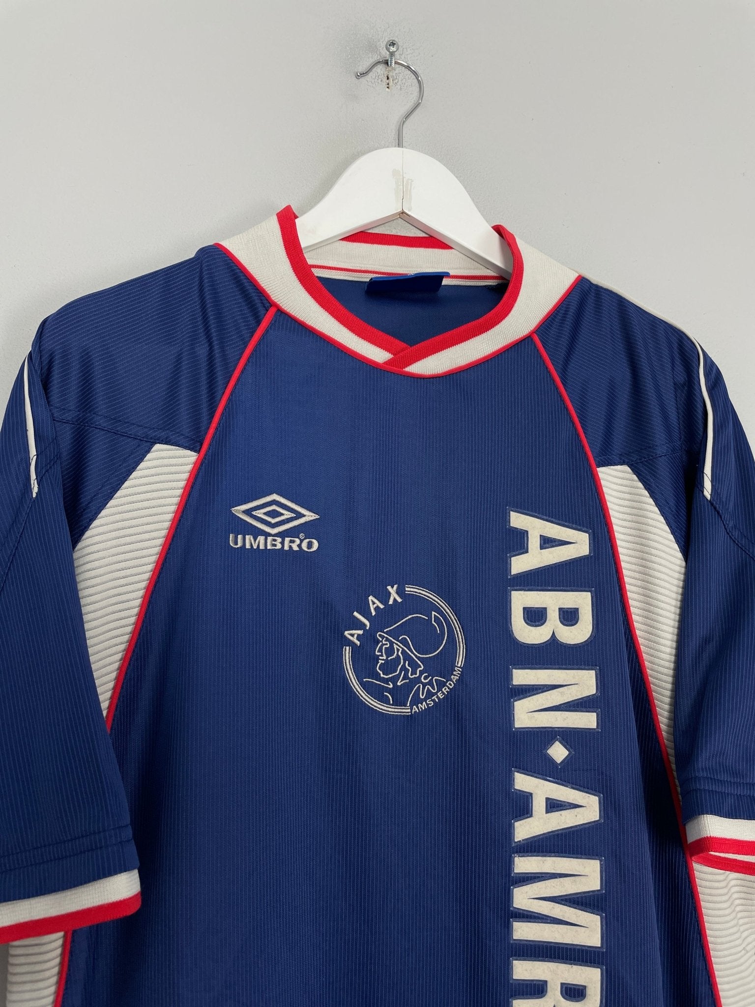 Shop 1999/00 AJAX AWAY SHIRT (XL) UMBRO, classic football shirts, vintage football shirts & retro soccer jerseys at Cult Kits