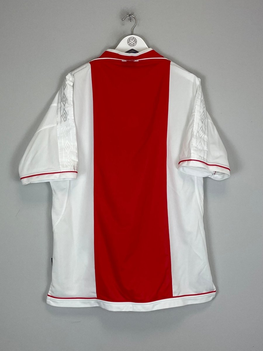 1999/00 AJAX HOME SHIRT (XXL) UMBRO - Cult Kits - XXL - Buy Vintage Football Shirts, Authentic Retro Football Shirts For Sale, Classic Football Shirts & Soccer Jersey