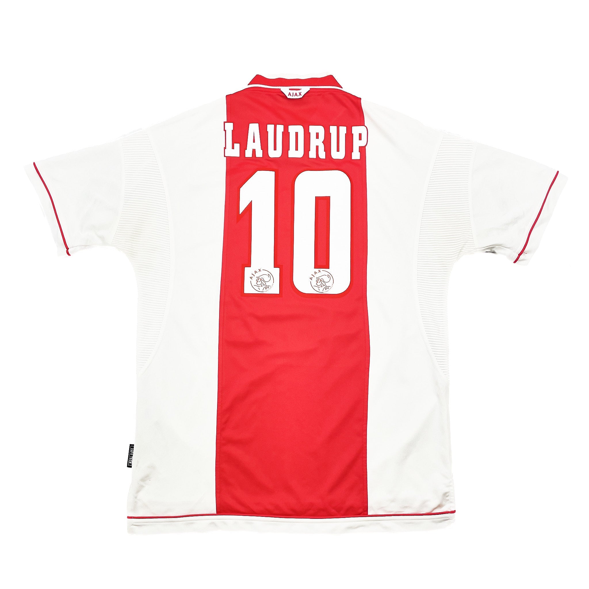 Buy 1999/00 Ajax Laudrup 10 Home Shirt (XL) Umbro ~ Free worldwide shipping available ~ Authentic Vintage Football Shirts from Cult Kits