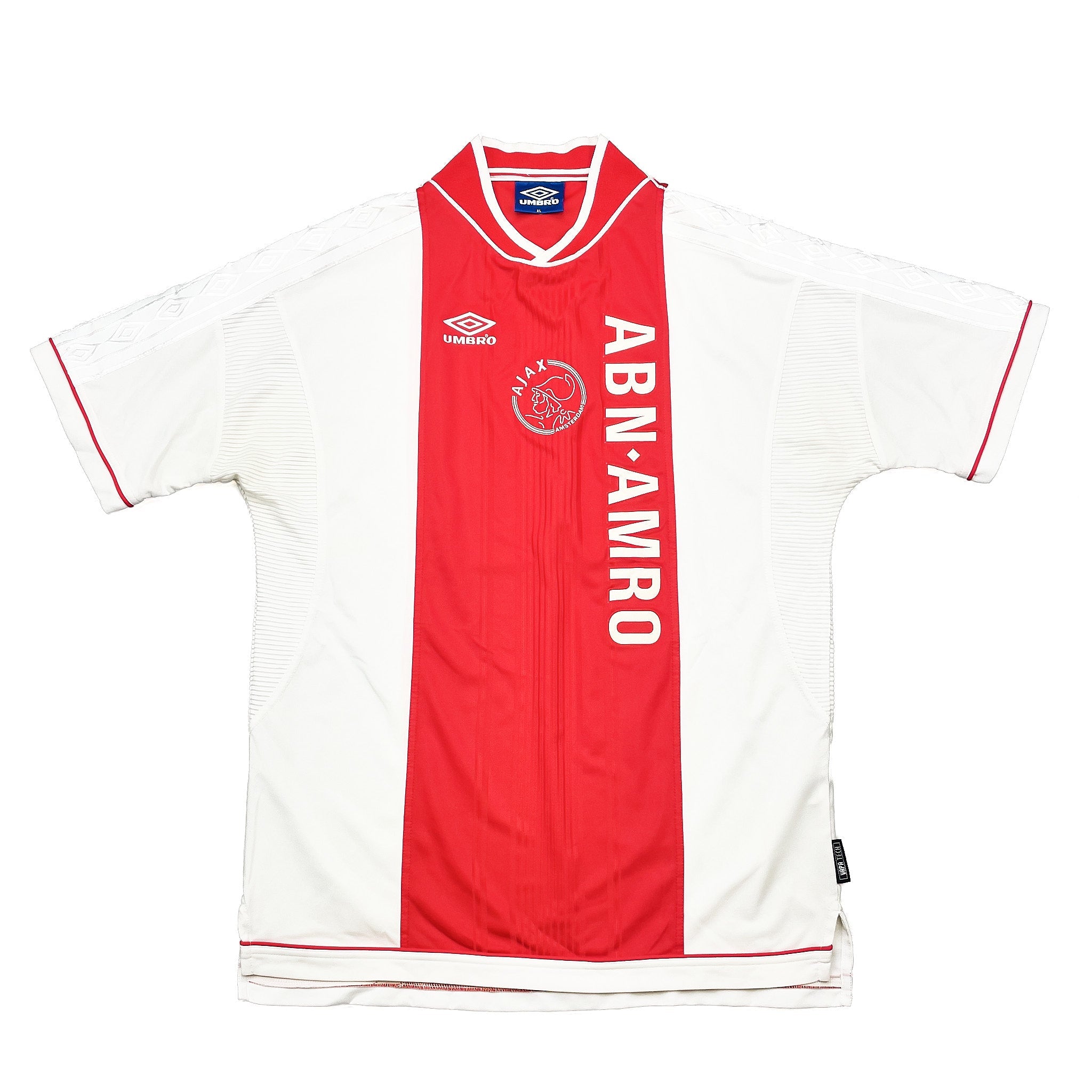 Buy 1999/00 Ajax Laudrup 10 Home Shirt (XL) Umbro ~ Free worldwide shipping available ~ Authentic Vintage Football Shirts from Cult Kits
