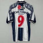 Shop 1999/00 ALIANZA LIMA #9 HOME SHIRT (M) WALON, classic football shirts, vintage football shirts & retro soccer jerseys at Cult Kits