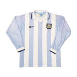 Buy 1999/00 ARGENTINA L/S HOME SHIRT (M) REEBOK ~ Free worldwide shipping available ~ Authentic Vintage Football Shirts from Cult Kits