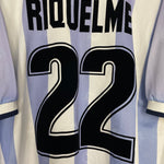 Shop 1999/00 ARGENTINA RIQUELME #22 HOME SHIRT (L) REEBOK, classic football shirts, vintage football shirts & retro soccer jerseys at Cult Kits