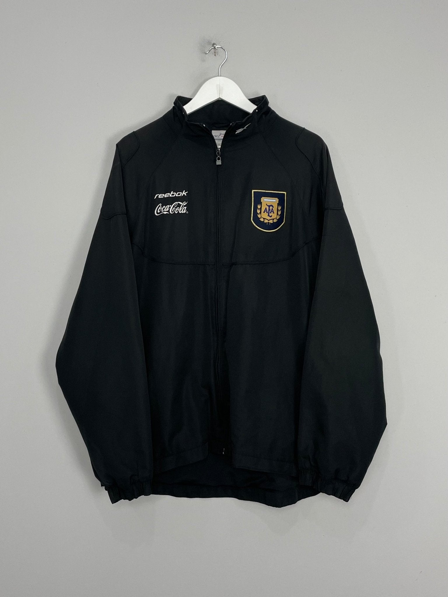Shop 1999/00 ARGENTINA TRACK JACKET (M) ADIDAS, classic football shirts, vintage football shirts & retro soccer jerseys at Cult Kits